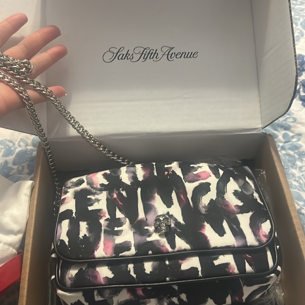 COPY - Alexander McQueen graffiti bag NEW WITH TAGS